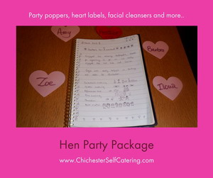 Hen-Party-Package Add-on and extras to enhance your stay.